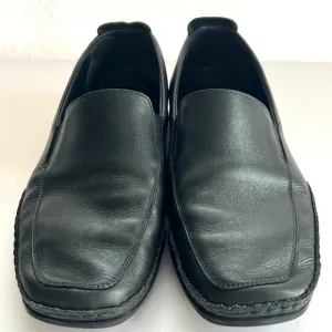 Mephisto Edlef Black Soft Leather Loafers Men’s US 9 Casual Slip On Cool Air