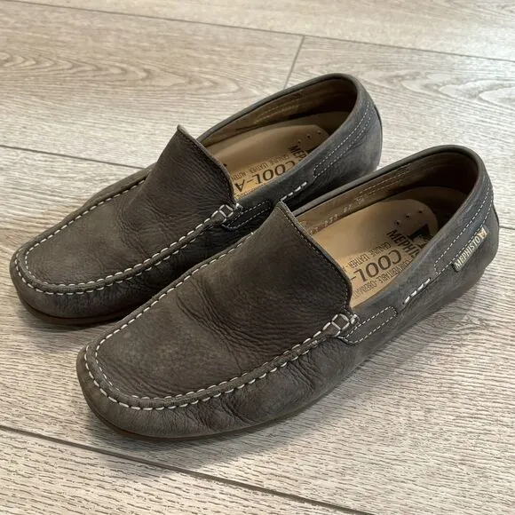 Mephisto Loafers Cool-Air Shoes Mens Size 7 Genuine Leather Brown