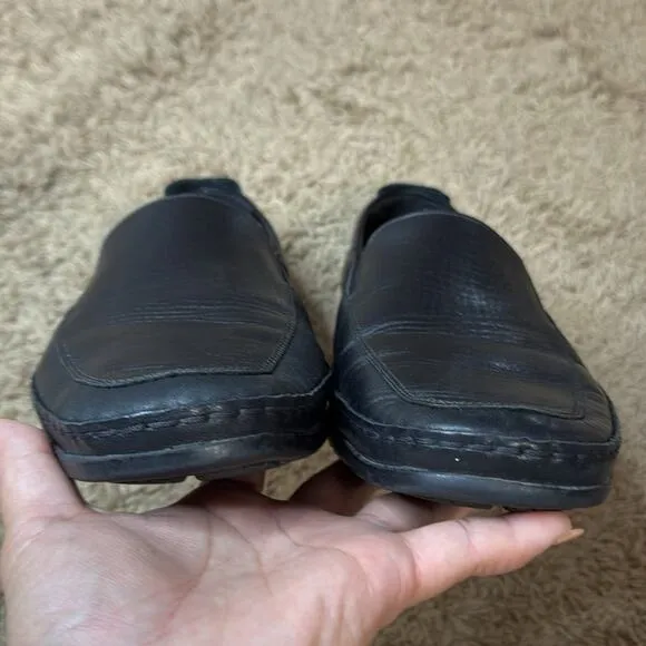 Mephisto Men Black Leather Edlef Cool-Air Loafers Size 9