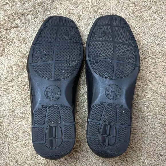 Mephisto Men Black Leather Edlef Cool-Air Loafers Size 9