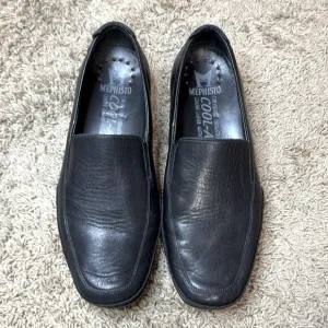Mephisto Men Black Leather Edlef Cool-Air Loafers Size 9