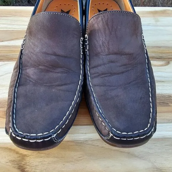 MEPHISTO Mens Baduard Cool Air Brown Slip On Casual Loafers Size 8