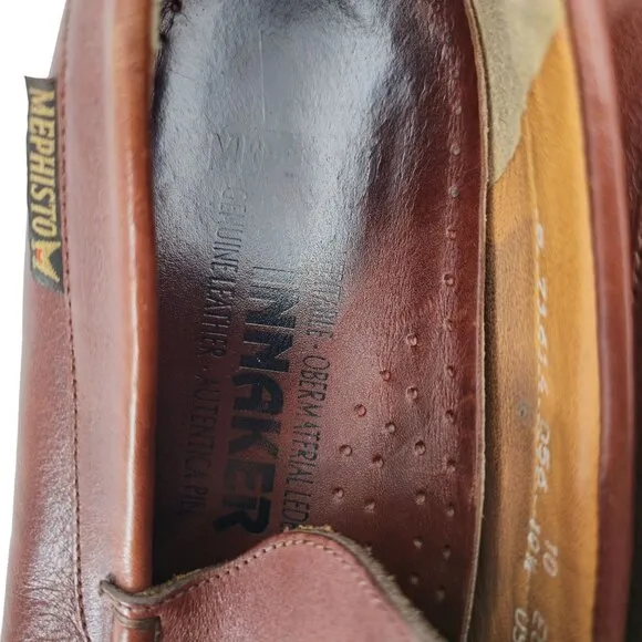 Mephisto Spinmaker Brown Venetian Moc-toe Loafers Mens 10.5 Casual Comfort Shoes