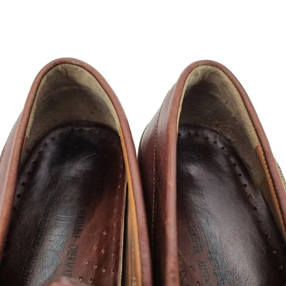 Mephisto Spinmaker Brown Venetian Moc-toe Loafers Mens 10.5 Casual Comfort Shoes