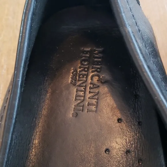 MERCANTI FIORENTINI LEATHER LOAFERS