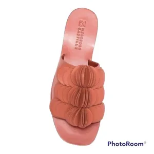 Mercedes Castillo Pink Leather Slides