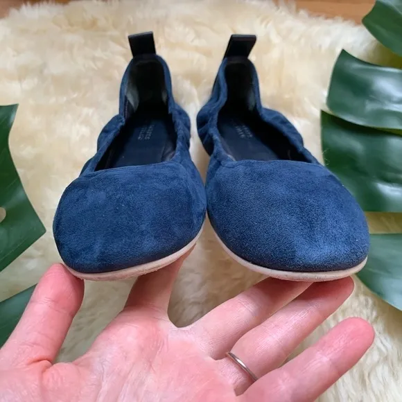 Mercedes Castillo Suede Leather Comfort Classic Career Carola Ballet Flats 8