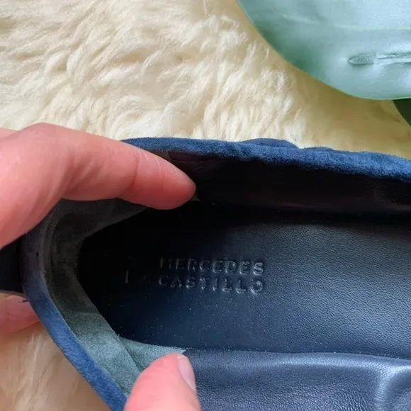 Mercedes Castillo Suede Leather Comfort Classic Career Carola Ballet Flats 8