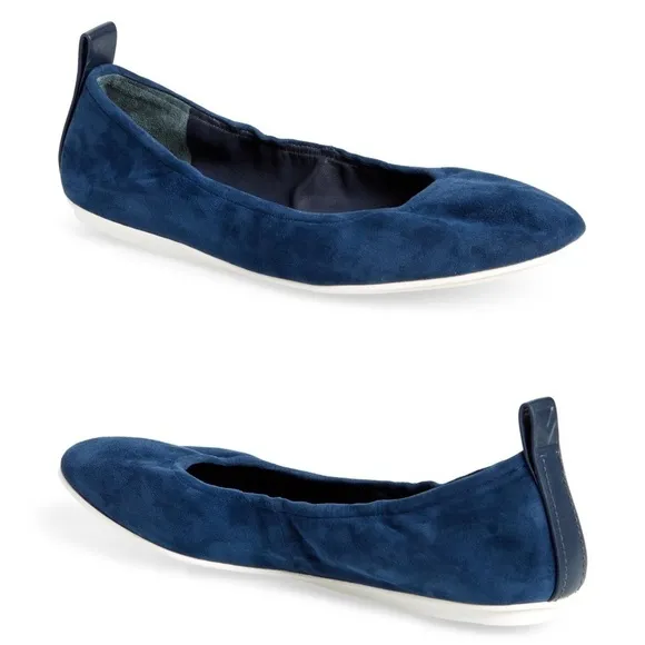 Mercedes Castillo Suede Leather Comfort Classic Career Carola Ballet Flats 8