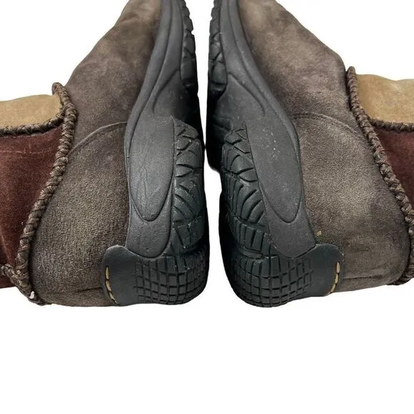 Merrell encore stitch high express fur lined suede boots size 8