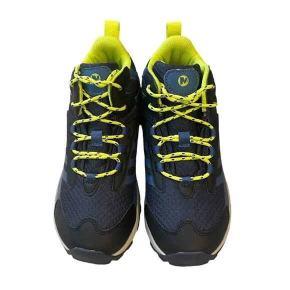 Merrell Moab Speed 2 Mid Waterproof Navy Boots Size 3 NEW