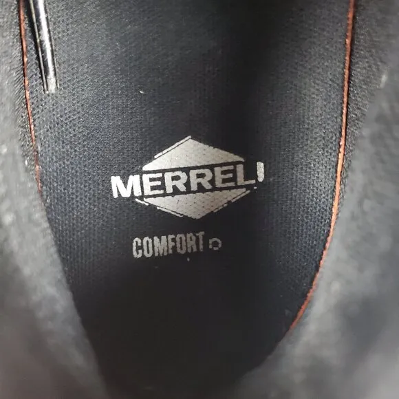 Merrell Nova 3 Mid Tactical Boots Men's 7 M Black Mesh Lace Up Waterproof Ankle