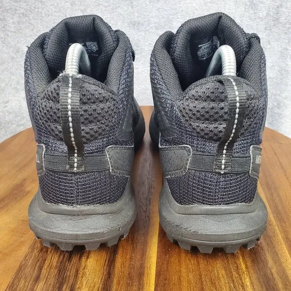 Merrell Nova 3 Mid Tactical Boots Men's 7 M Black Mesh Lace Up Waterproof Ankle
