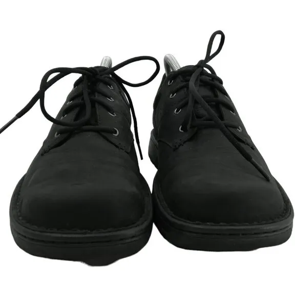 Merrell World Legend 2 Mens Classic Black Leather Lace Up Loafer Size 8.5