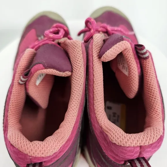 Merrell Youth Waterproof Pink Hiking Boots Size 2