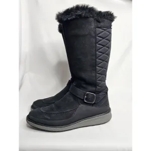 Merrell Women’s Black Tremblant Ezra Tall Polar Waterproof Fur Lined Boots 5.5
