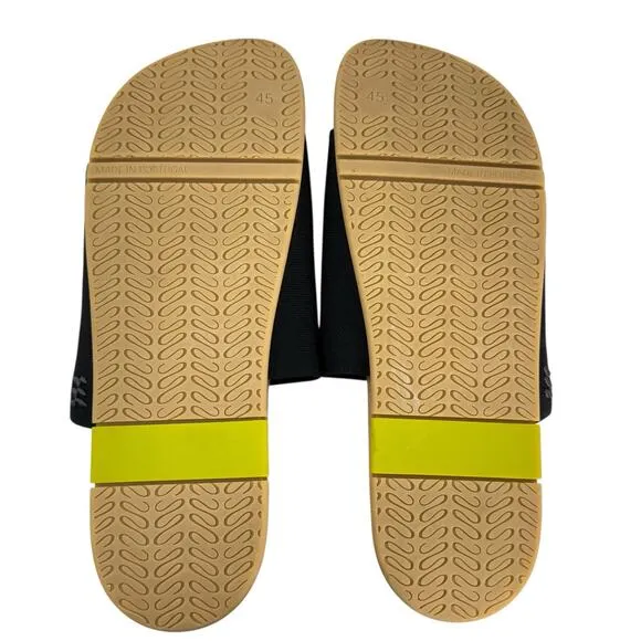 Message Black Shaw Classic Vegan Resort Beach Comfort Slides Cork Men 45 US 12