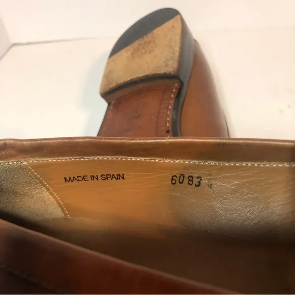 Mezlan Cuoio Leather Brown Loafers Men’s Size 9 M.