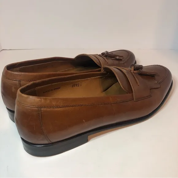 Mezlan Cuoio Leather Brown Loafers Men’s Size 9 M.