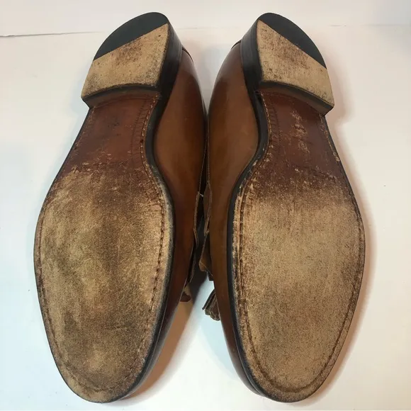 Mezlan Cuoio Leather Brown Loafers Men’s Size 9 M.