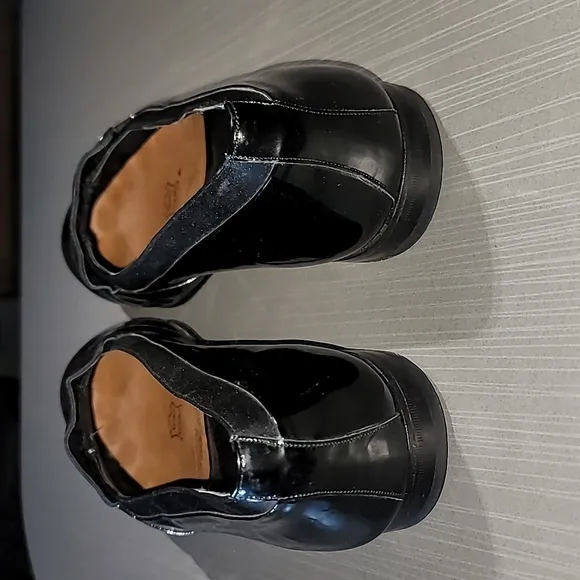 Mezlan 'Mirage'‎ Black Patent Leather Loafers Men's 14 M