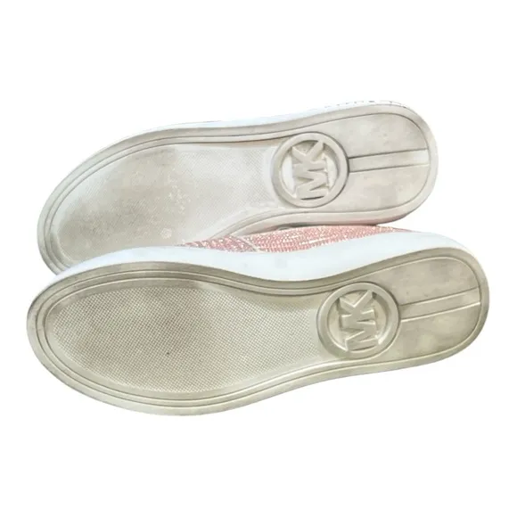 Michael Kors Girls Jem Rachel Pink Slip-On Sneakers