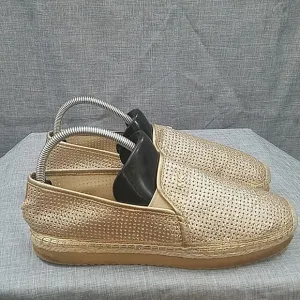 Michael Kors kendrick gold glitter espadrilles 9M
