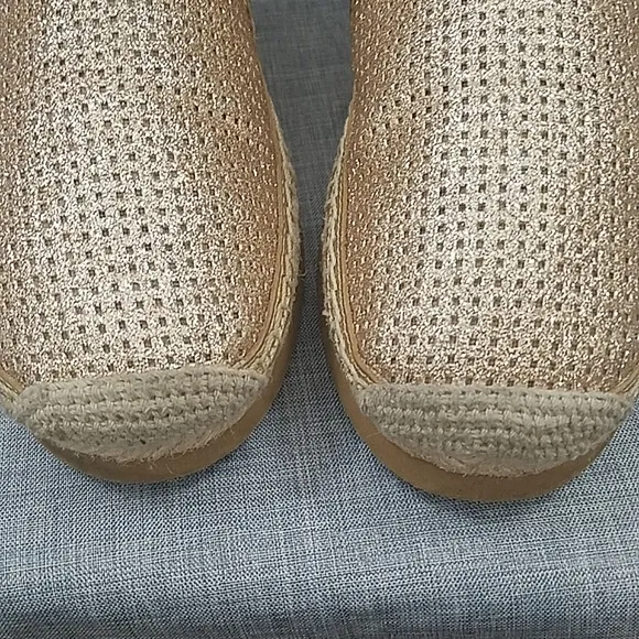 Michael Kors kendrick gold glitter espadrilles 9M