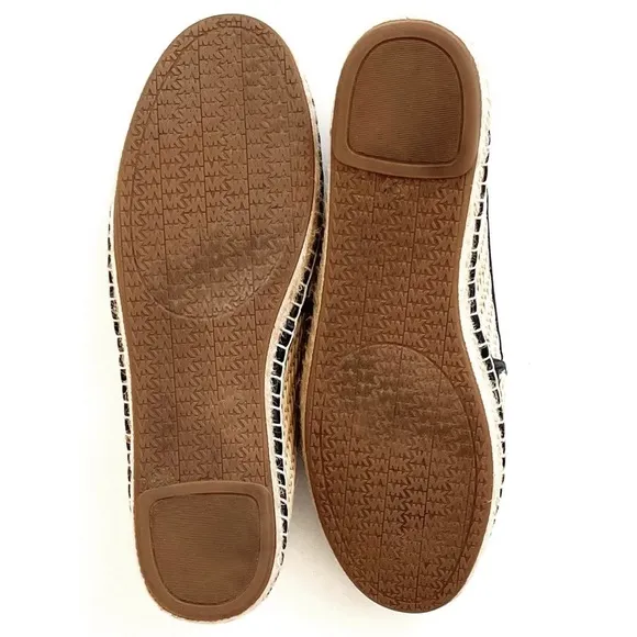 Michael Kors Leather &amp; Straw Espadrille!