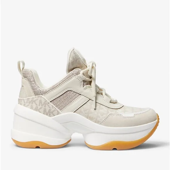MICHAEL KORS OLYMPIA LOGO SNEAKERS