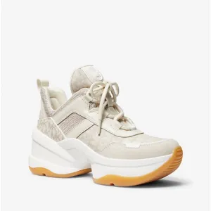 MICHAEL KORS OLYMPIA LOGO SNEAKERS