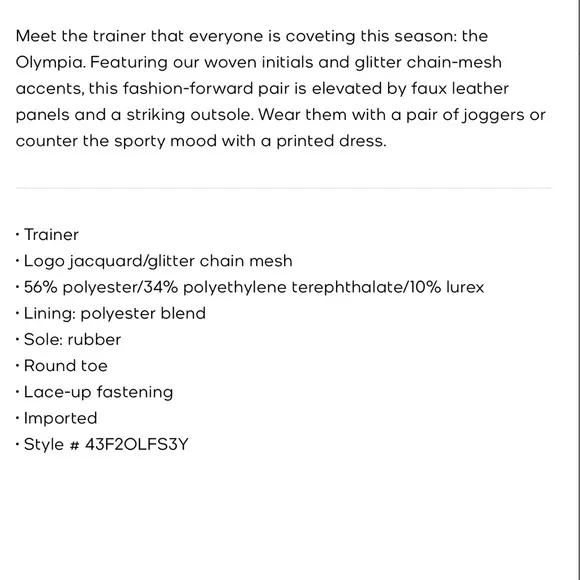 MICHAEL KORS OLYMPIA LOGO SNEAKERS