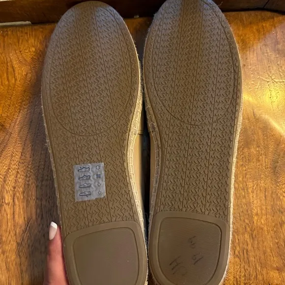 Michael Kors Pink &amp; Black Leather Kendrick Toe Cap Espadrilles Slip On S…