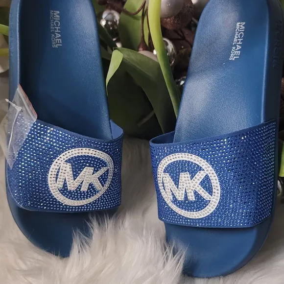 Michael Kors Rhinestone Women's Slides Brand New