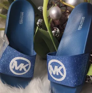 Michael Kors Rhinestone Women's Slides Brand New