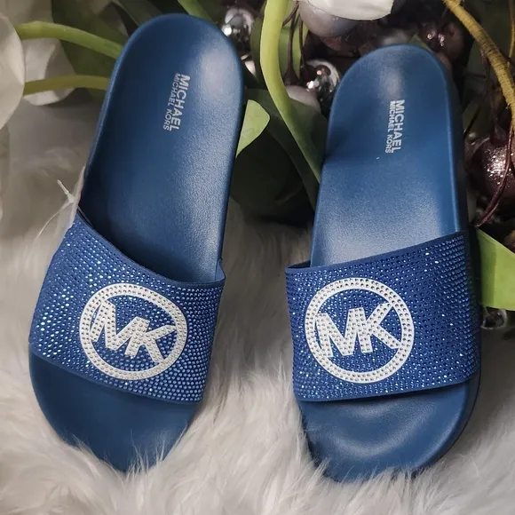 Michael Kors Rhinestone Women's Slides Brand New