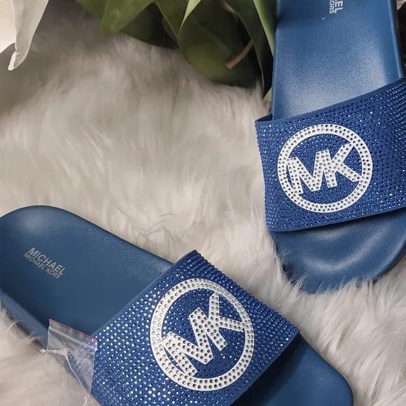 Michael Kors Rhinestone Women's Slides Brand New