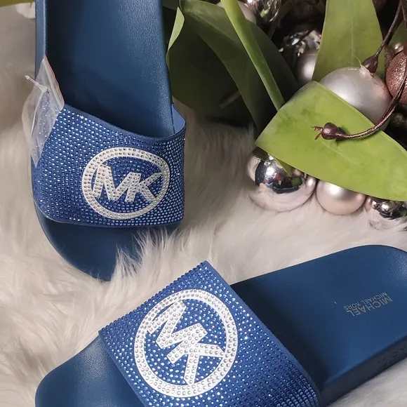 Michael Kors Rhinestone Women's Slides Brand New