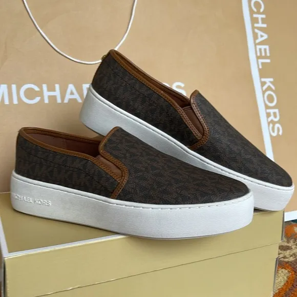Michael Kors TEDDI SLIP ONMK SIGNATURE SM49FOTDFP3BPlatforms - Sneakers
