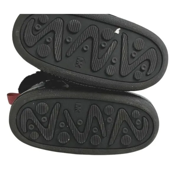 Michael Kors Women's Zelda Logo Winter Black Snow Boot‎ Size 7