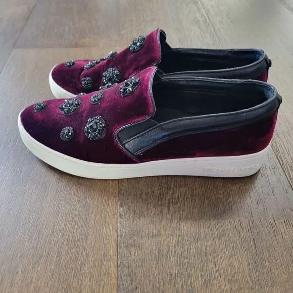 Michael Kors embellished slip on sneakers 37