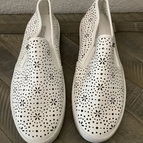 Michael Michael Kors Kane Perforated Slip-On Sneakers, size 9