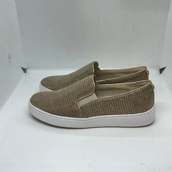 MICHAEL MICHAEL KORS KEATON GLITTER CHAIN MESH WOMENS SNEAKERS FTL-08-058