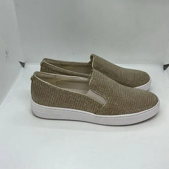 MICHAEL MICHAEL KORS KEATON GLITTER CHAIN MESH WOMENS SNEAKERS FTL-08-058