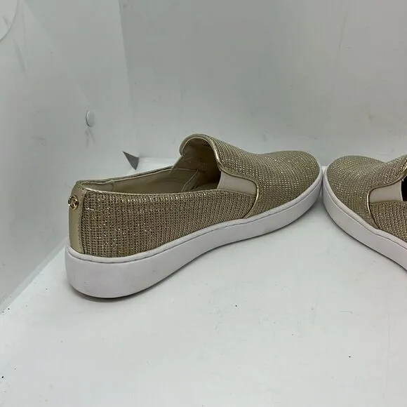 MICHAEL MICHAEL KORS KEATON GLITTER CHAIN MESH WOMENS SNEAKERS FTL-08-058