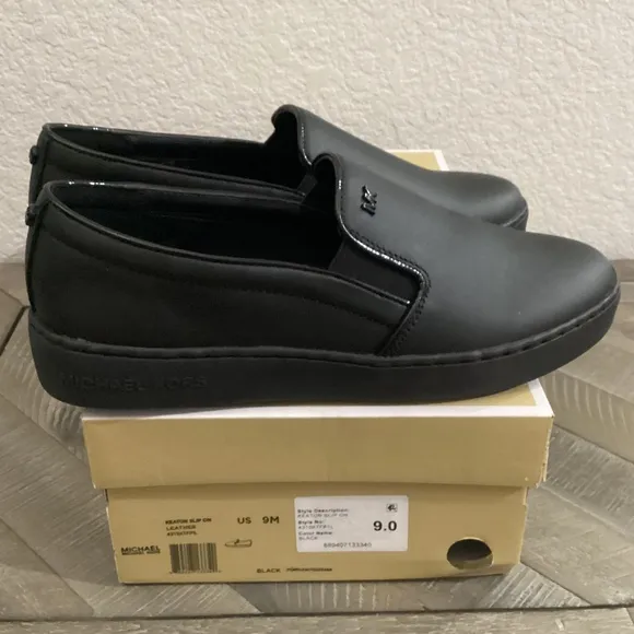 MICHAEL MICHAEL KORS Womens Keaton Slip-On Logo Sneakers