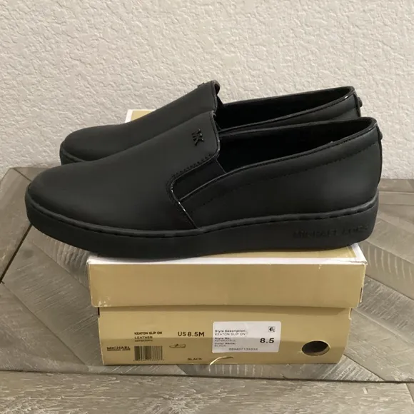 MICHAEL MICHAEL KORS Womens Keaton Slip-On Logo Sneakers