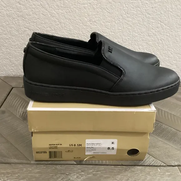 MICHAEL MICHAEL KORS Womens Keaton Slip-On Logo Sneakers