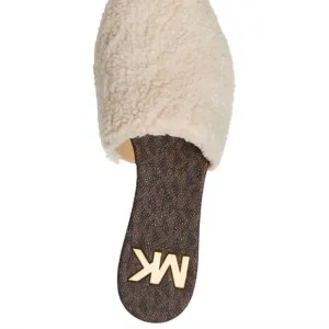 MICHAEL Michael Kors Women's Renee Flex Cozy Slide Flats Brand New