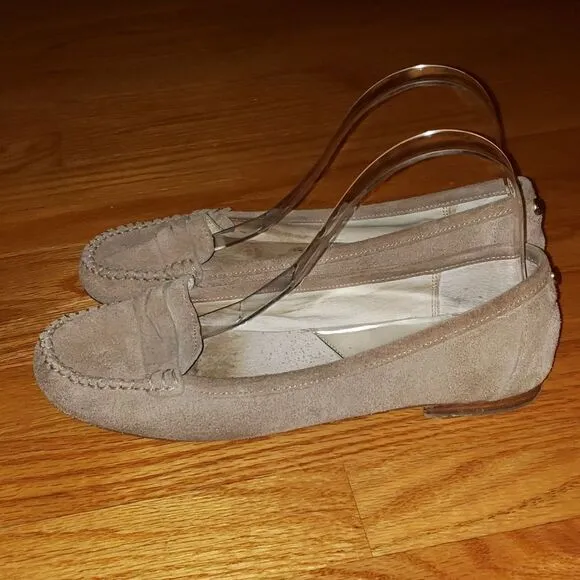 Michael Kors Tan leather loafers